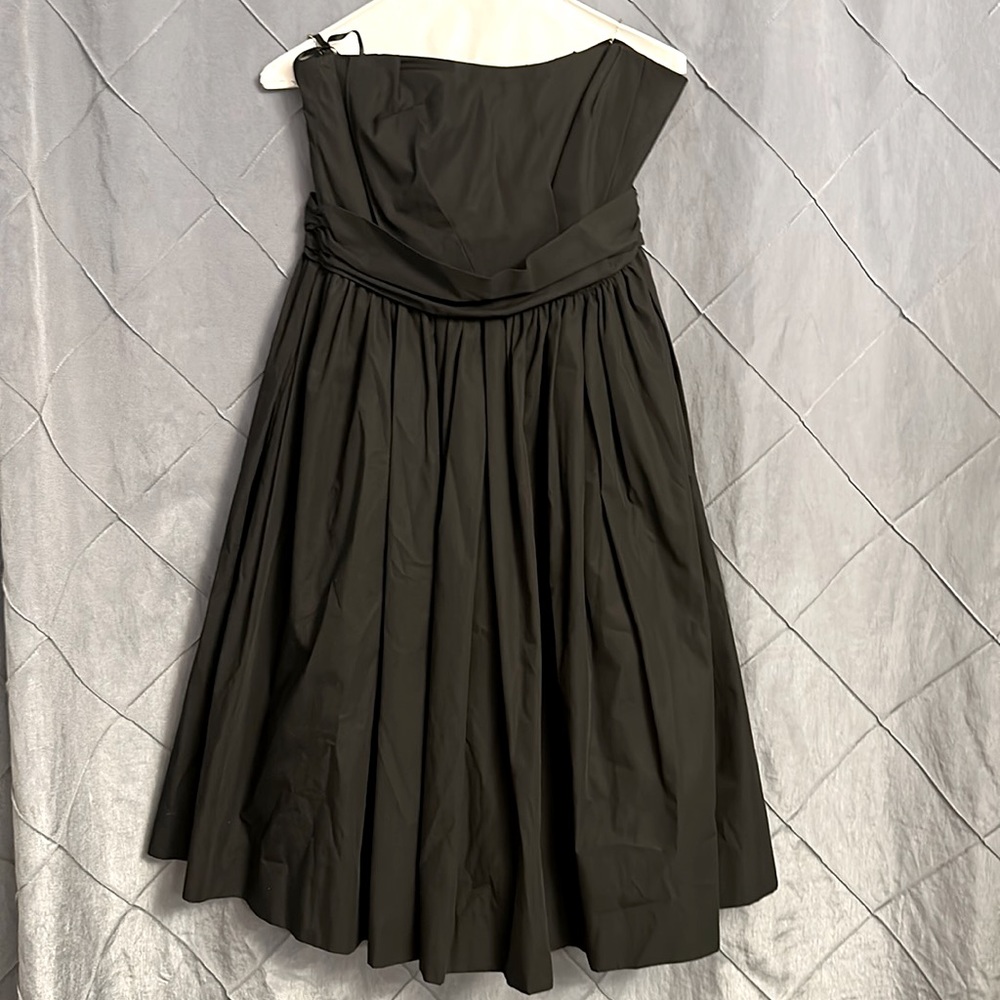 🧡 J crew A line princess sleeveless black formal dress /ballgown w/pockets sz 8